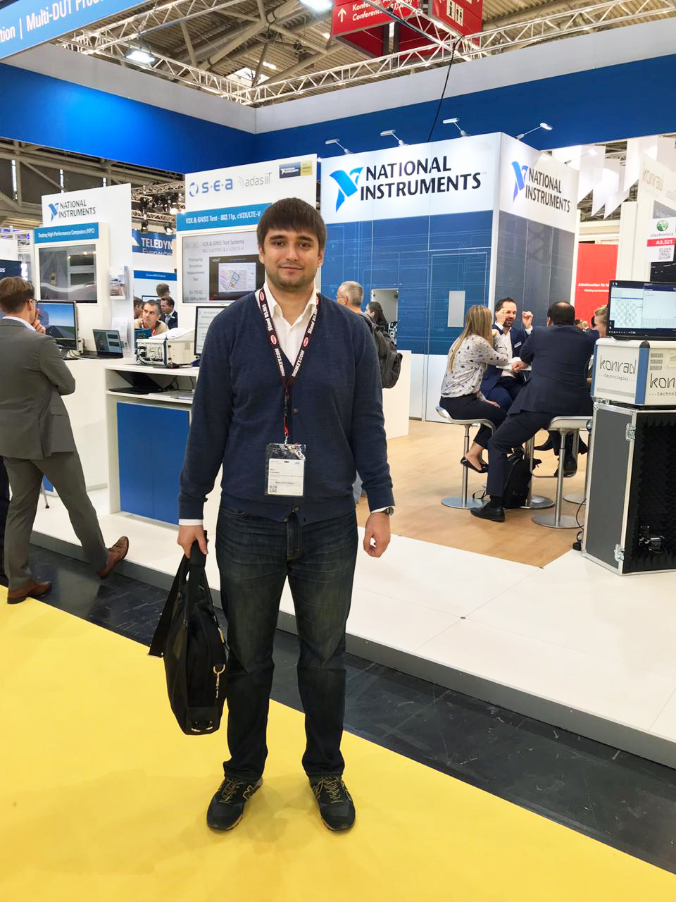 Employees of EZOCM examined innovations in the electronics industry at the fair Electronica-2018 in Germany