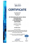 Certificate of Conformity to Quality Management System Standard ISO 9001:2015